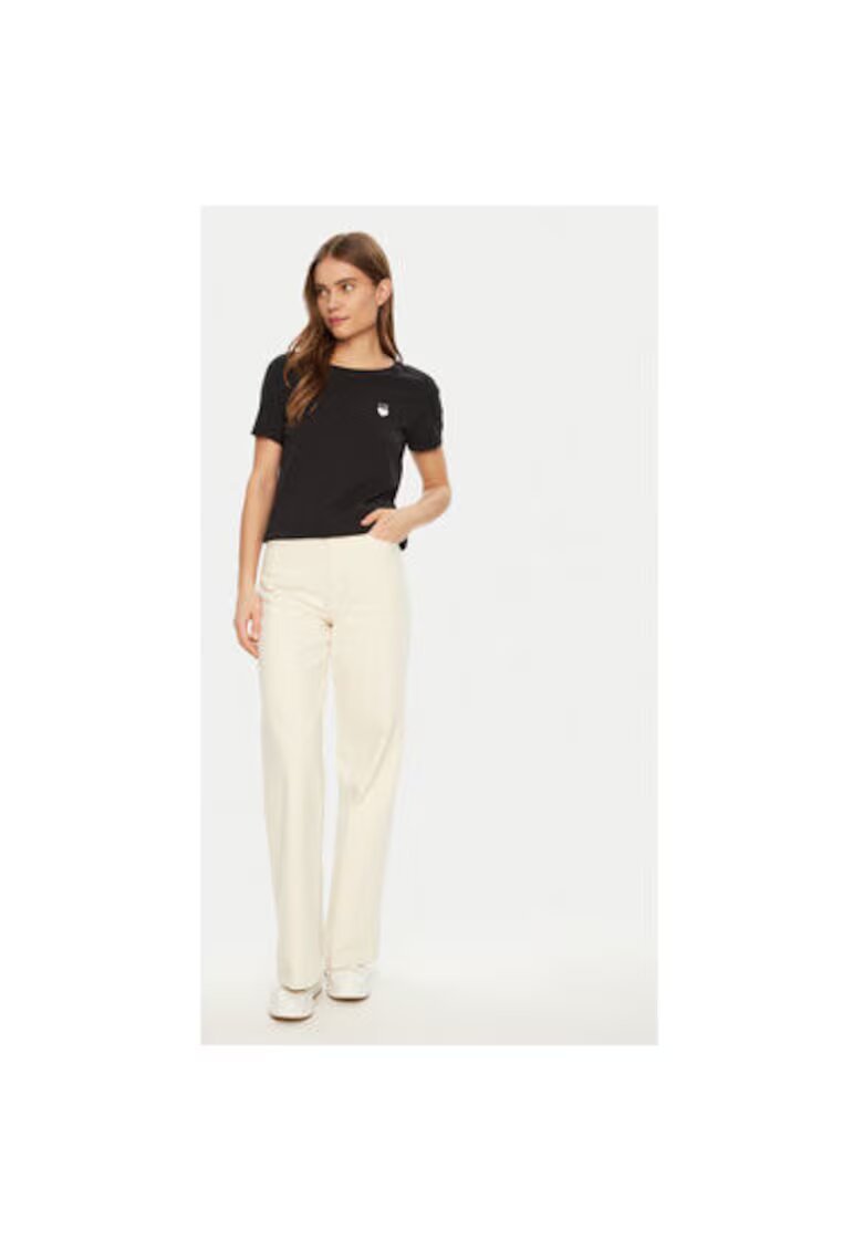 JdY Tricou dama - 304913174 - Bumbac - Negru - Negru