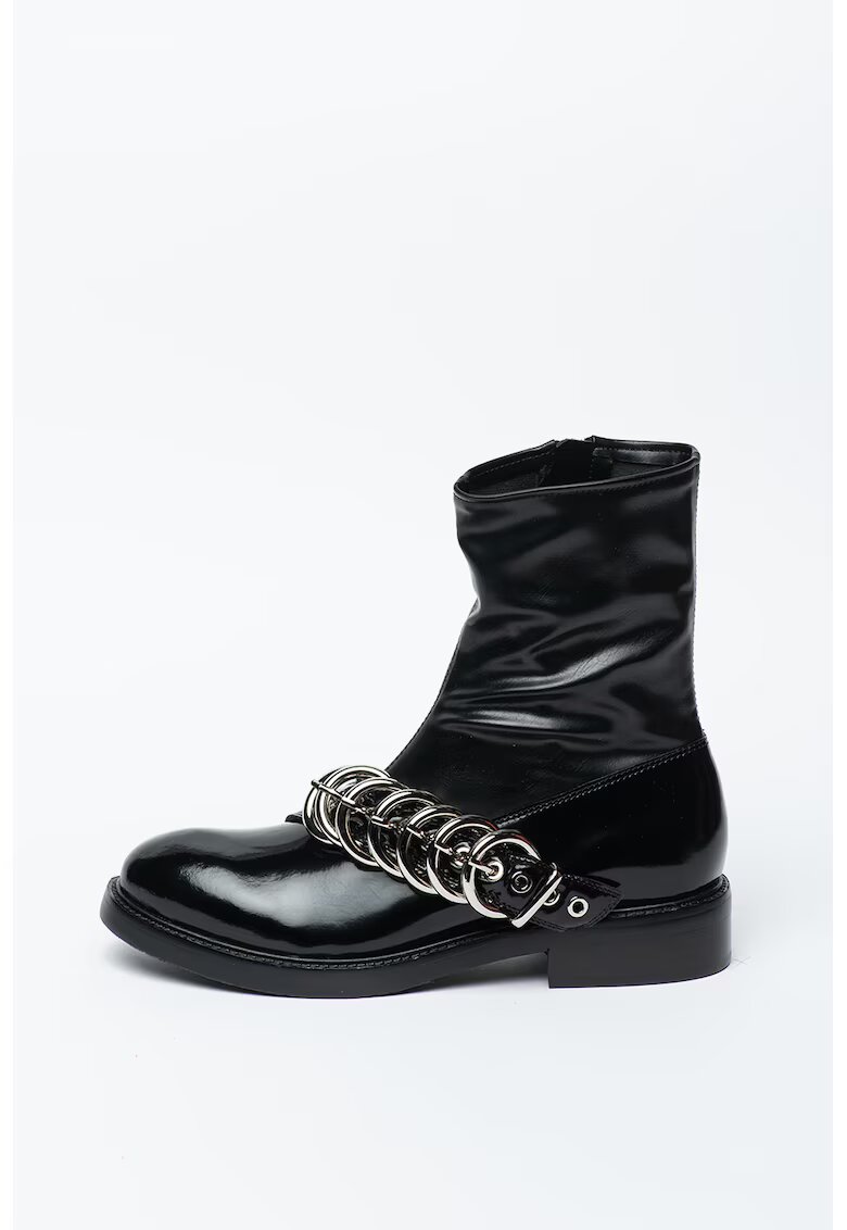 Jeffrey Campbell Ghete de piele si piele ecologica Britain-Lo