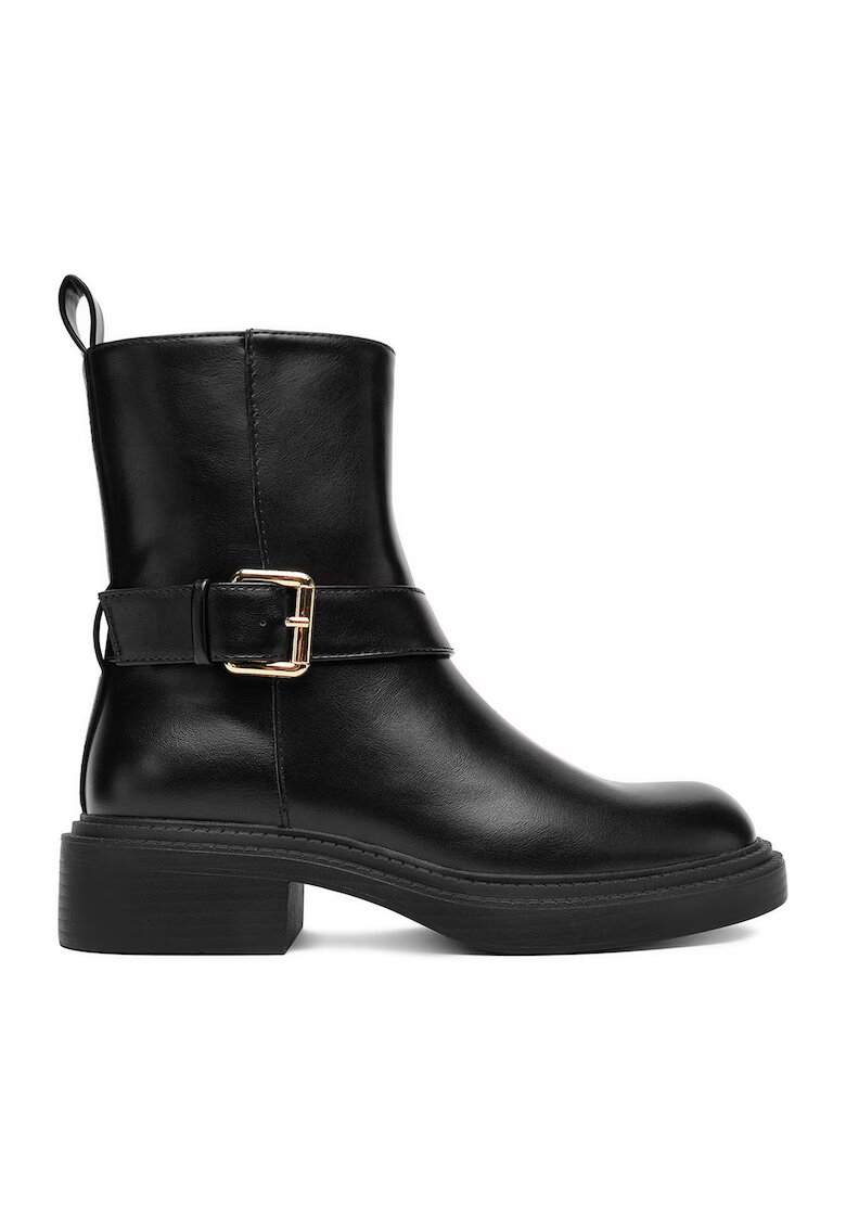 JENNY Botine dama CEO-90069-2 - Textil - Negru