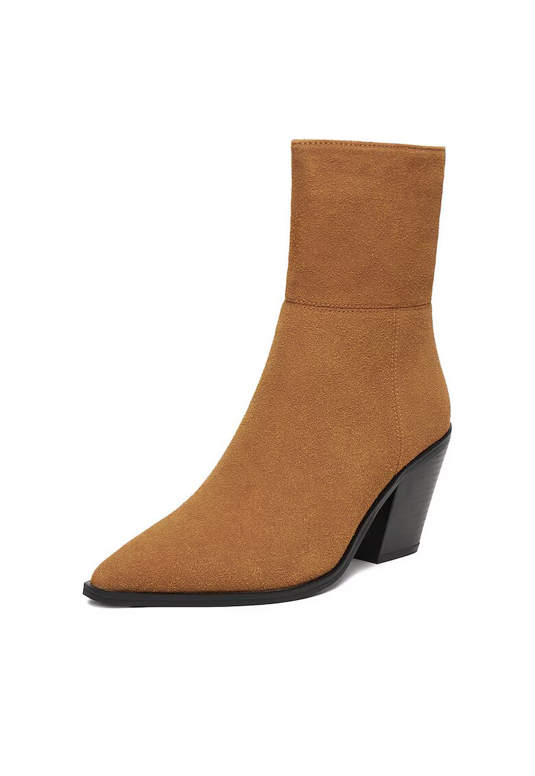 JENNY Botine dama CEO-HY23222S-1 - Textil - Bej