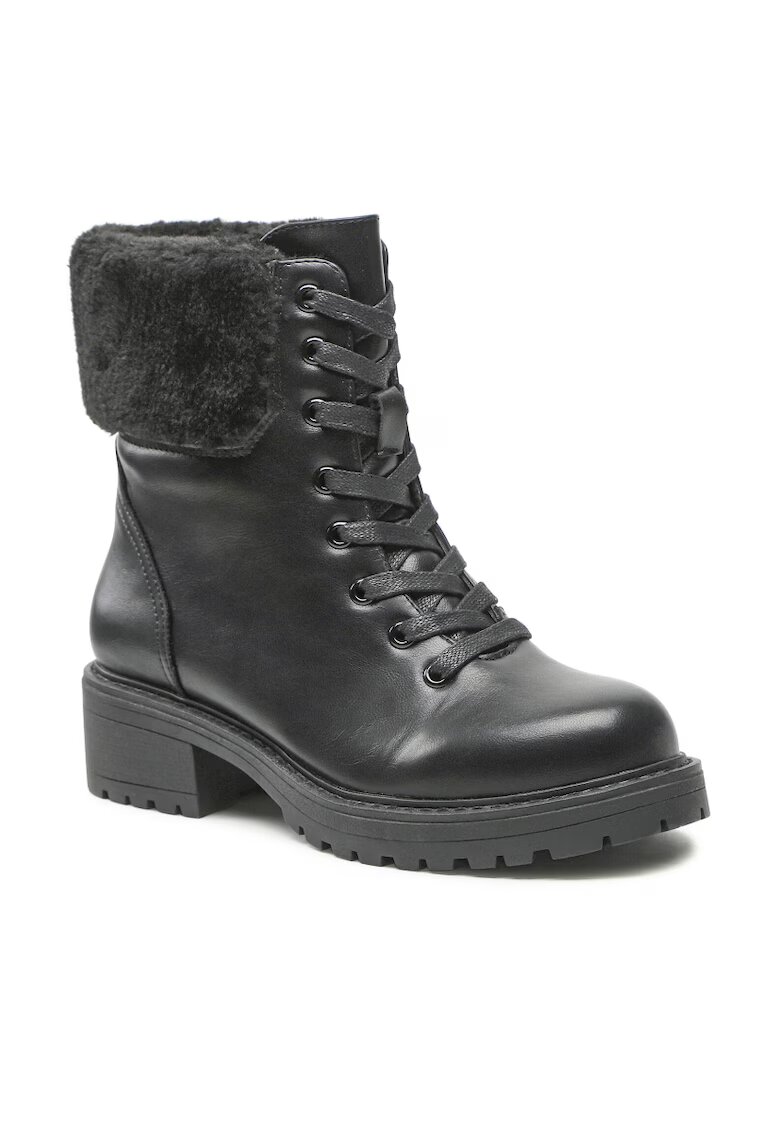 Jenny Fairy Botine dama - 5904862176475 - Piele ecologica - Negru - Negru