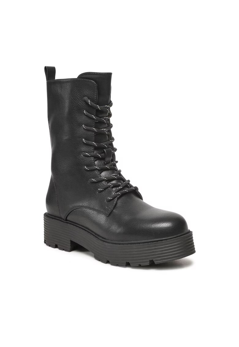 Jenny Fairy Botine dama - 5904862247823 - Piele ecologica - Negru - Negru