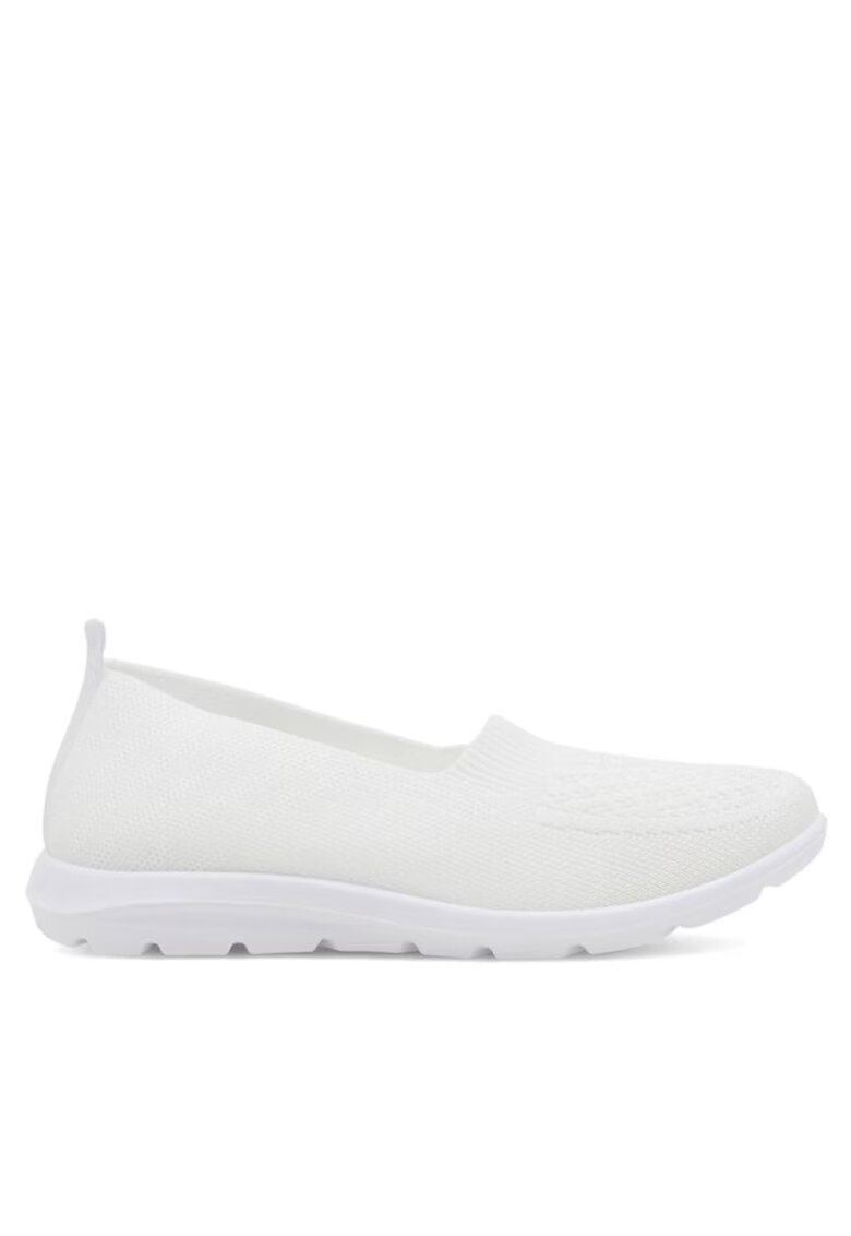 Jenny Fairy Pantofi sport dama - Textil - Alb - Alb