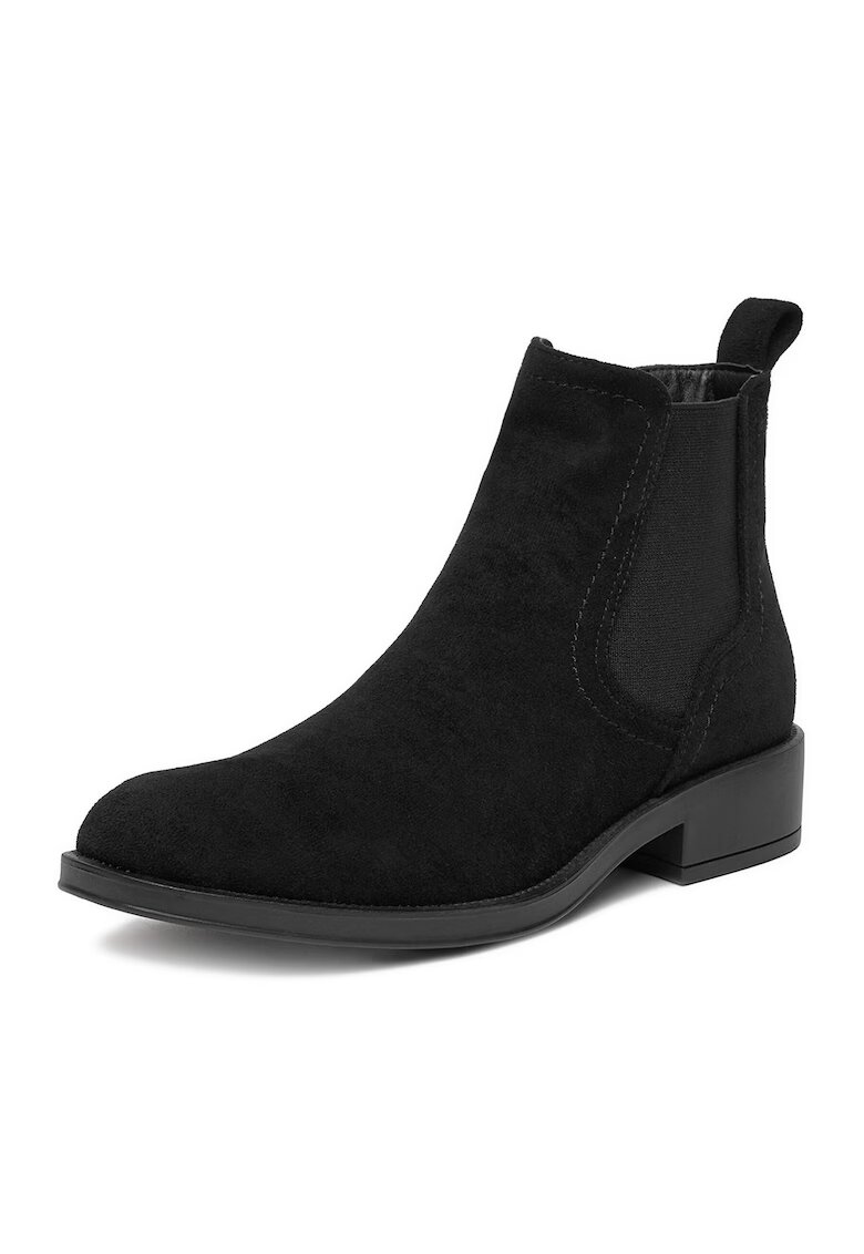 JENNY Ghete dama - botine negru - textil -