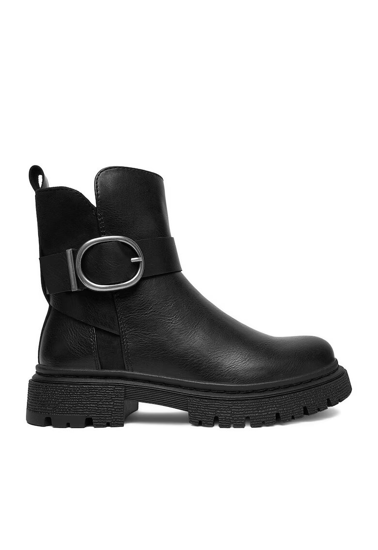 JENNY Ghete dama - sintetic - negru - CEO-WS5899-10