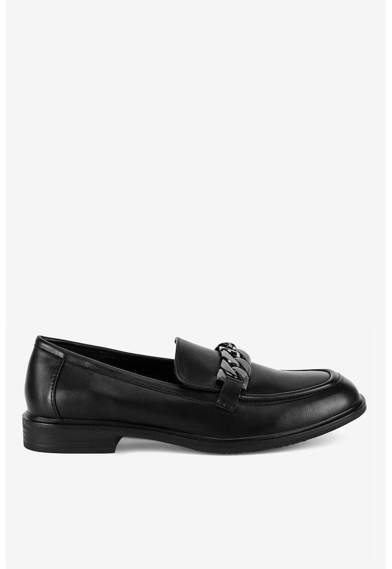 JENNY Mocasini dama 5903698028651 - Sintetic - Negru - Negru