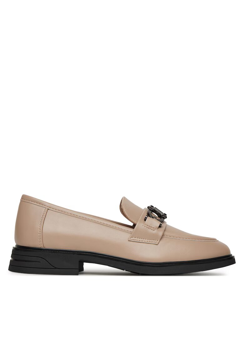 JENNY Mocasini dama - bej - tesatura - WFA3869-