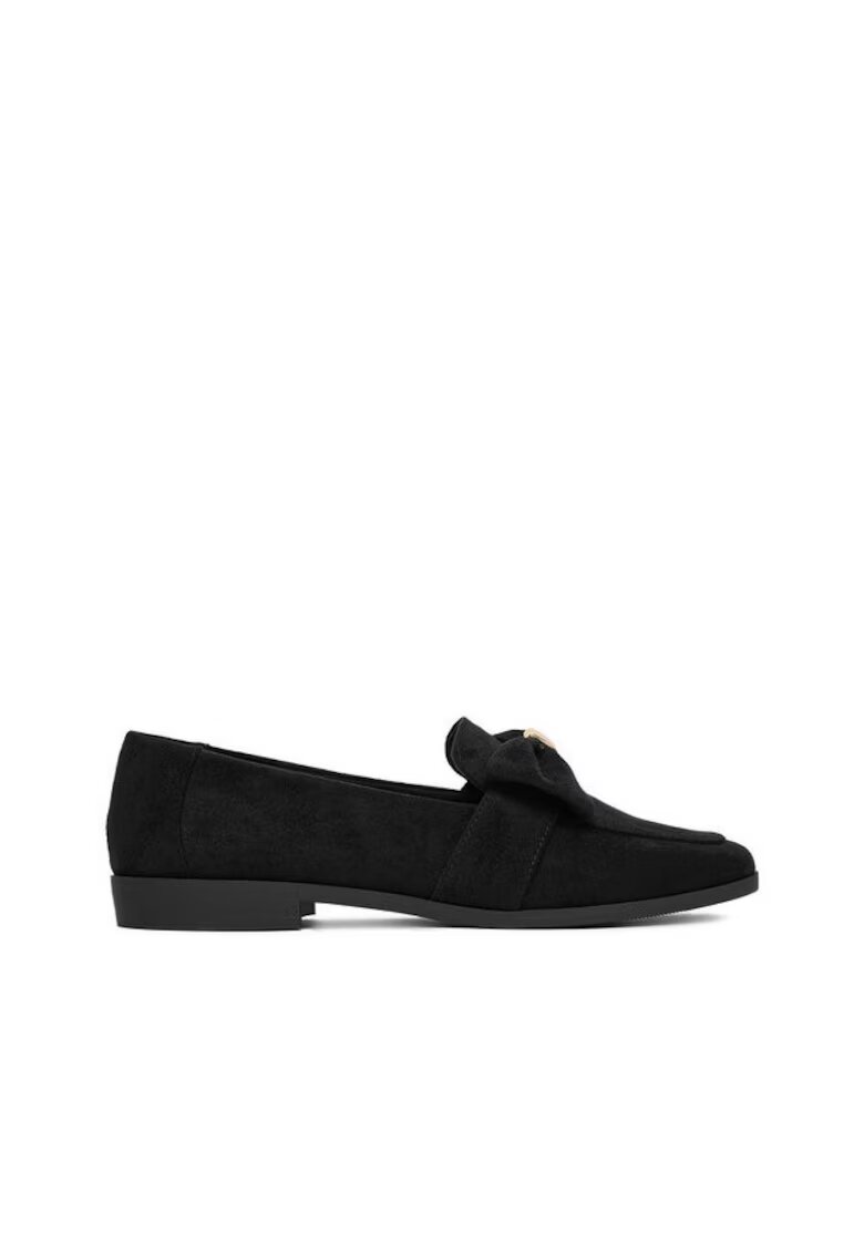 JENNY Mocasini dama negru - textil