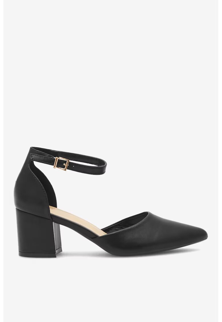 JENNY Pantofi dama 5903698052205 - Sintetic - Negru - Negru