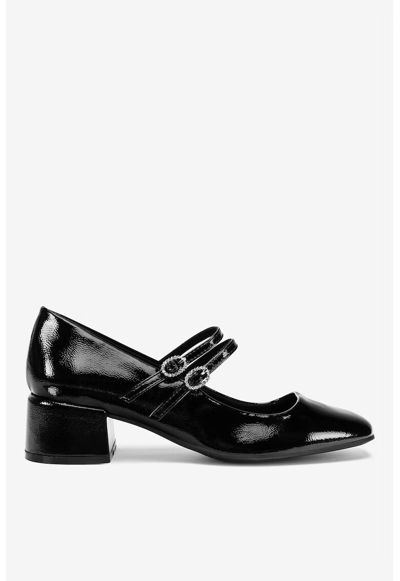 JENNY Pantofi dama 5903698598963 - Sintetic - Negru - Negru