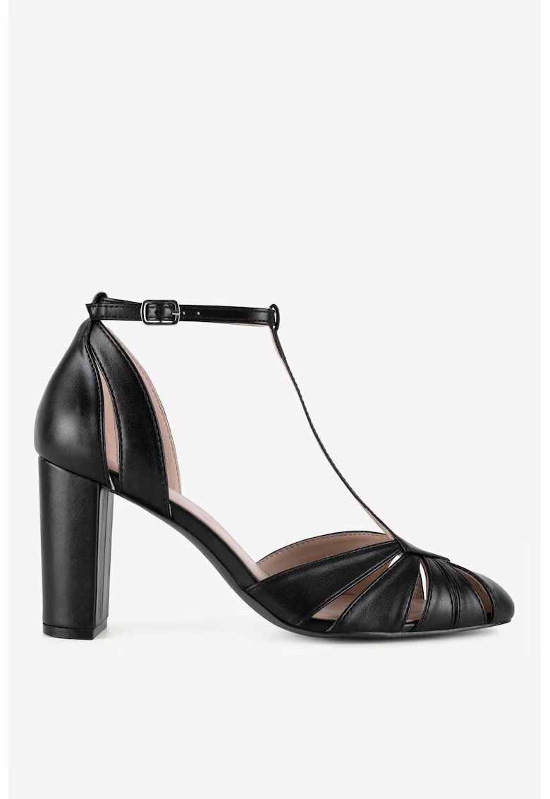 JENNY Pantofi dama 5903698603254 - Sintetic - Negru - Negru
