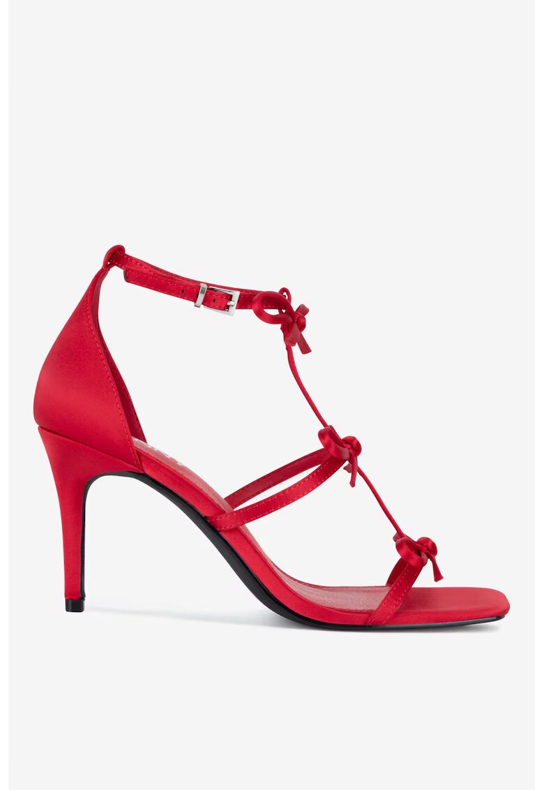 JENNY Sandale dama 5903698723990 - Textil - Rosu - Rosu