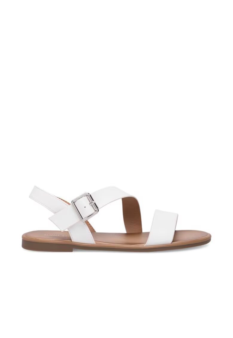 JENNY Sandale dama model DARI WS250723-3 - alb - plastic