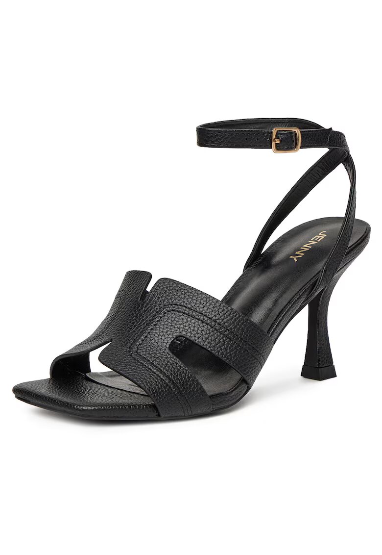 JENNY Sandale dama - R25SS00542 piele ecologica - negru