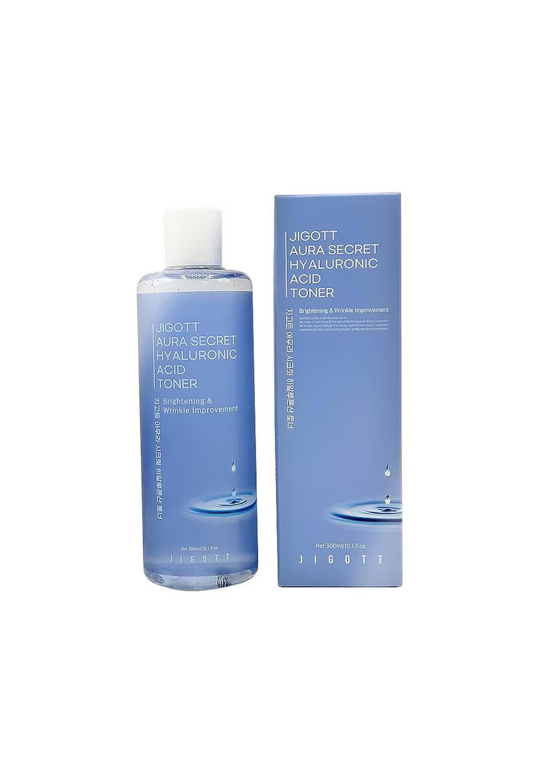 Jigott Lotiune tonica pentru fata cu Acid Hialuronic - Aura Secret - 300 ml