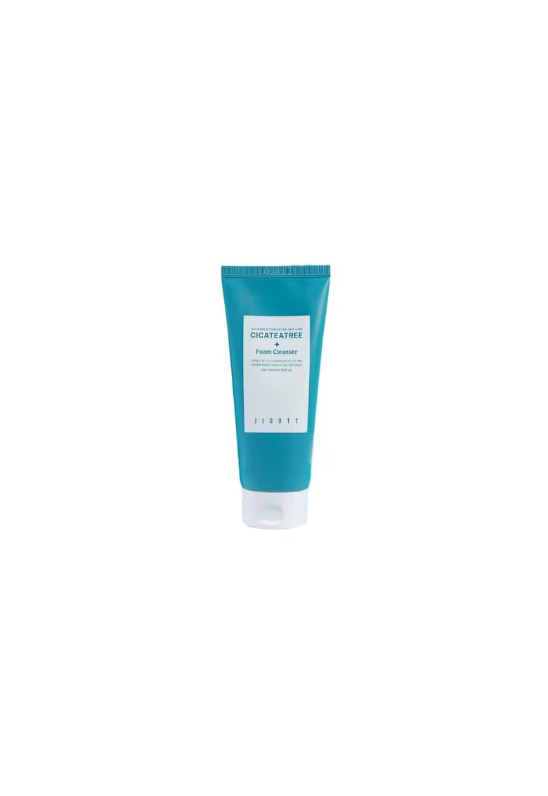 Jigott Spuma de curatare pentru fata Cicateatree - cu efect calmant si reconfortant al tenului - 180 ml