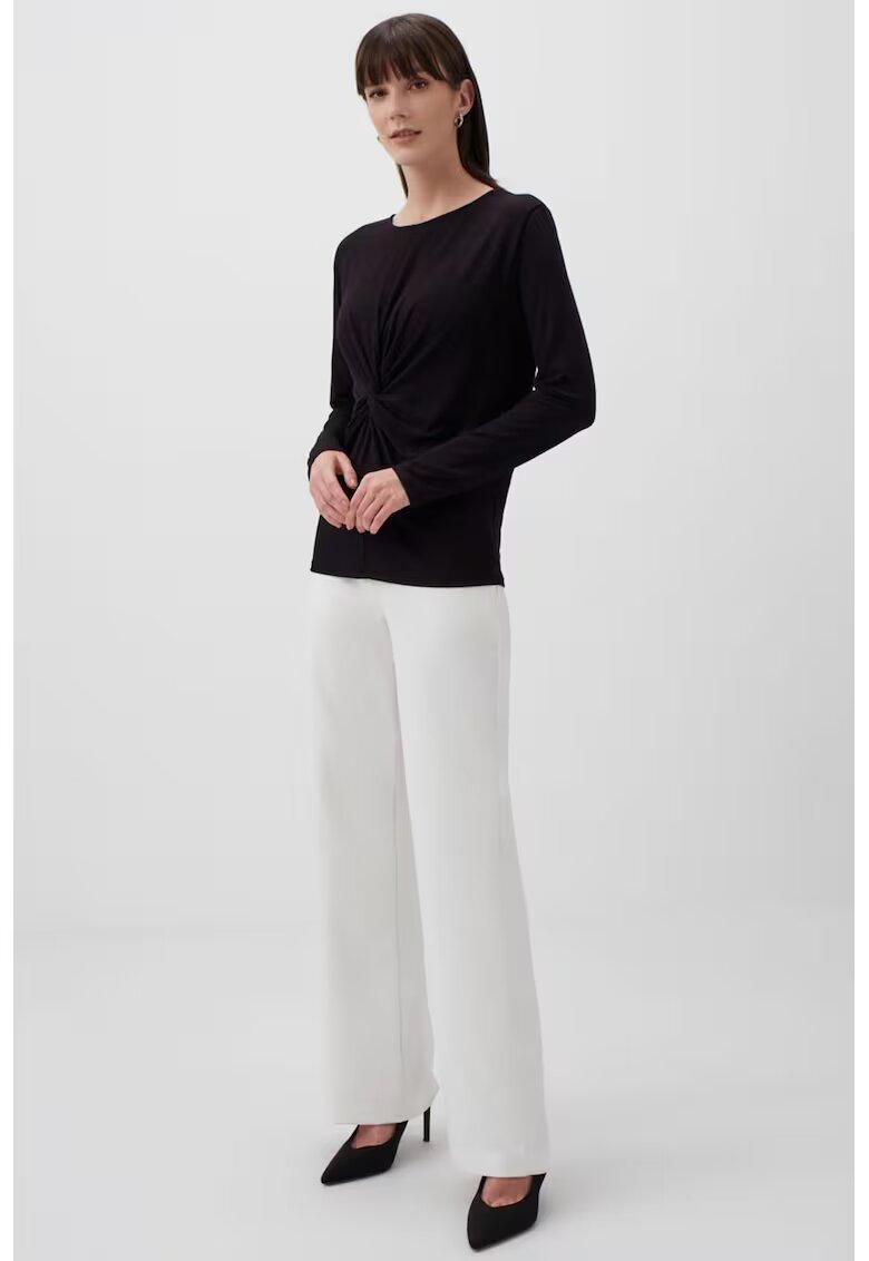 JIMMY KEY Bluza cu detaliu rasucit - Negru