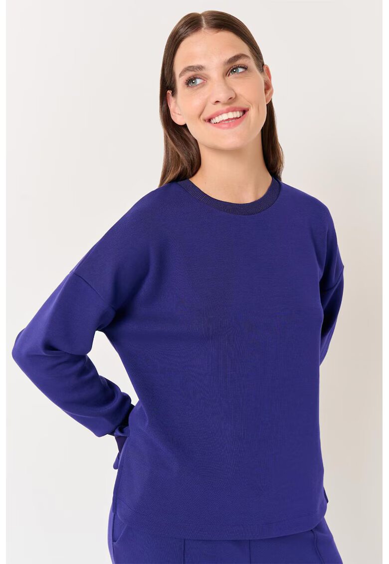 JIMMY KEY Bluza de trening cu maneci cazute - Violet