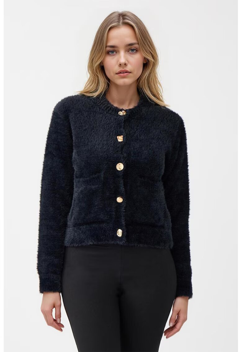 JIMMY KEY Cardigan cu nasturi - Negru