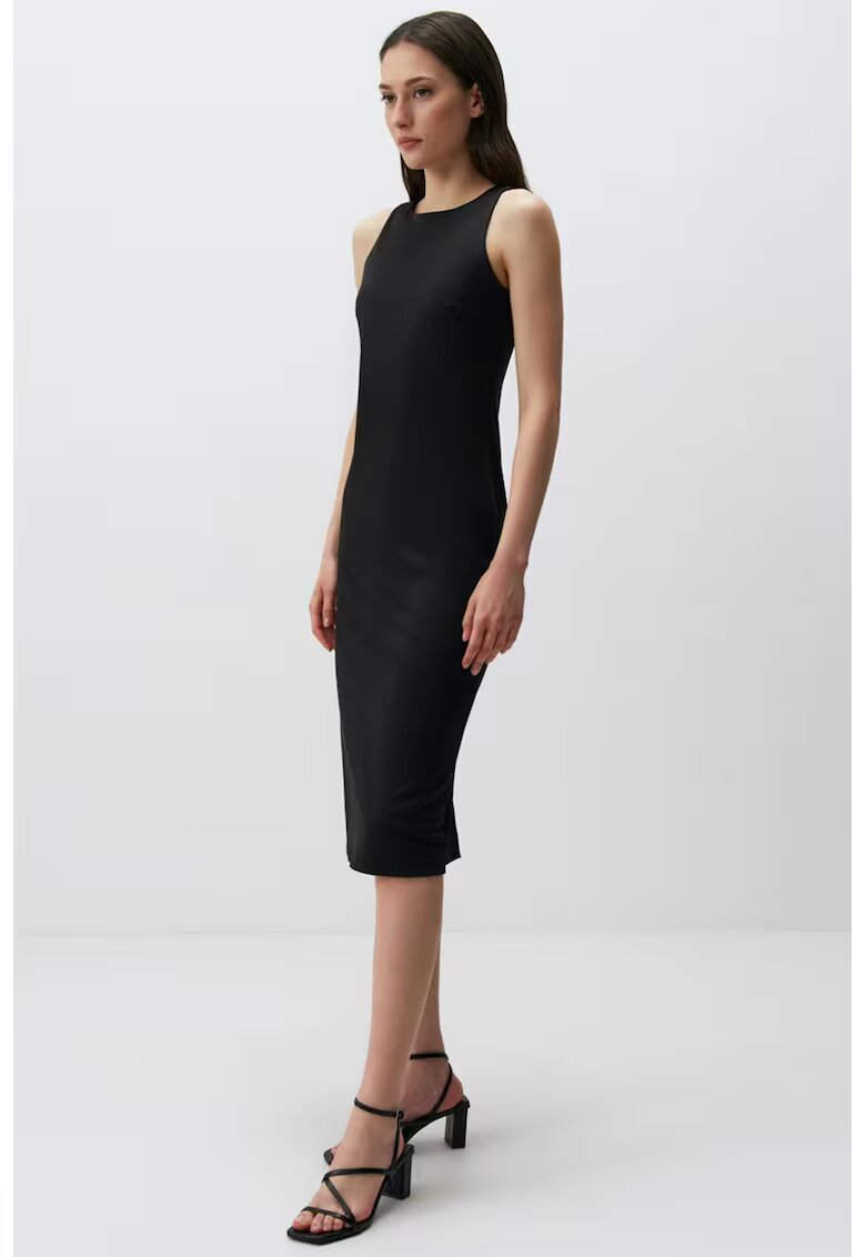JIMMY KEY Rochie bodycon cu decolteu rotund - Negru