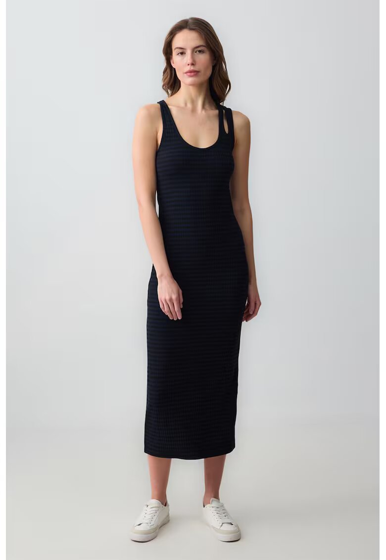 JIMMY KEY Rochie midi cu decupaj - Negru