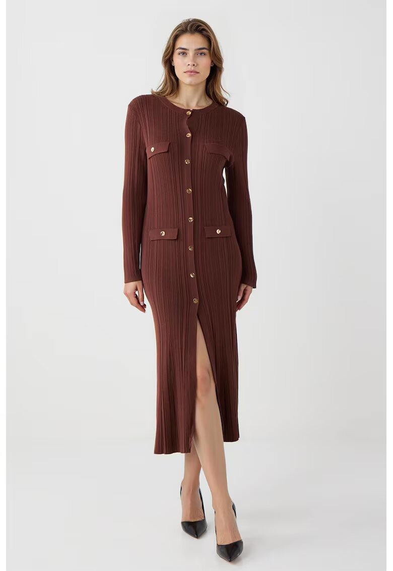 JIMMY KEY Rochie midi striata - Maro