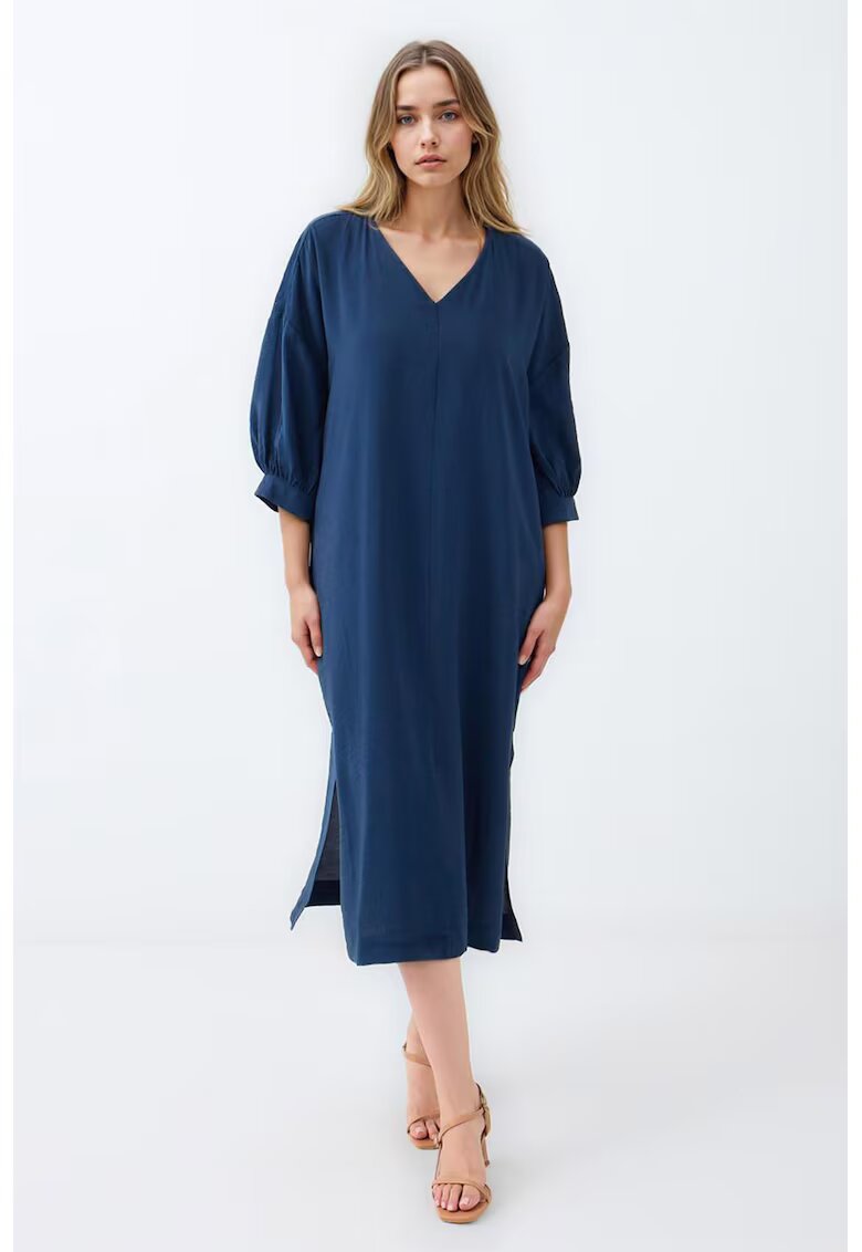JIMMY KEY Rochie supradimensionata cu maneci medi - Bleumarin