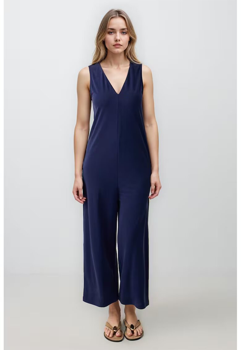 JIMMY KEY Salopeta crop din amestec de modal - Negru