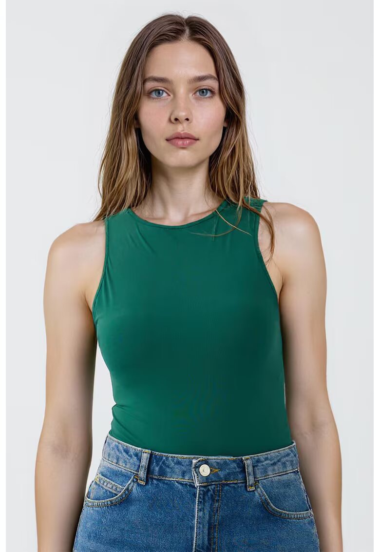 JIMMY KEY Top slim fit - Verde aquamarin
