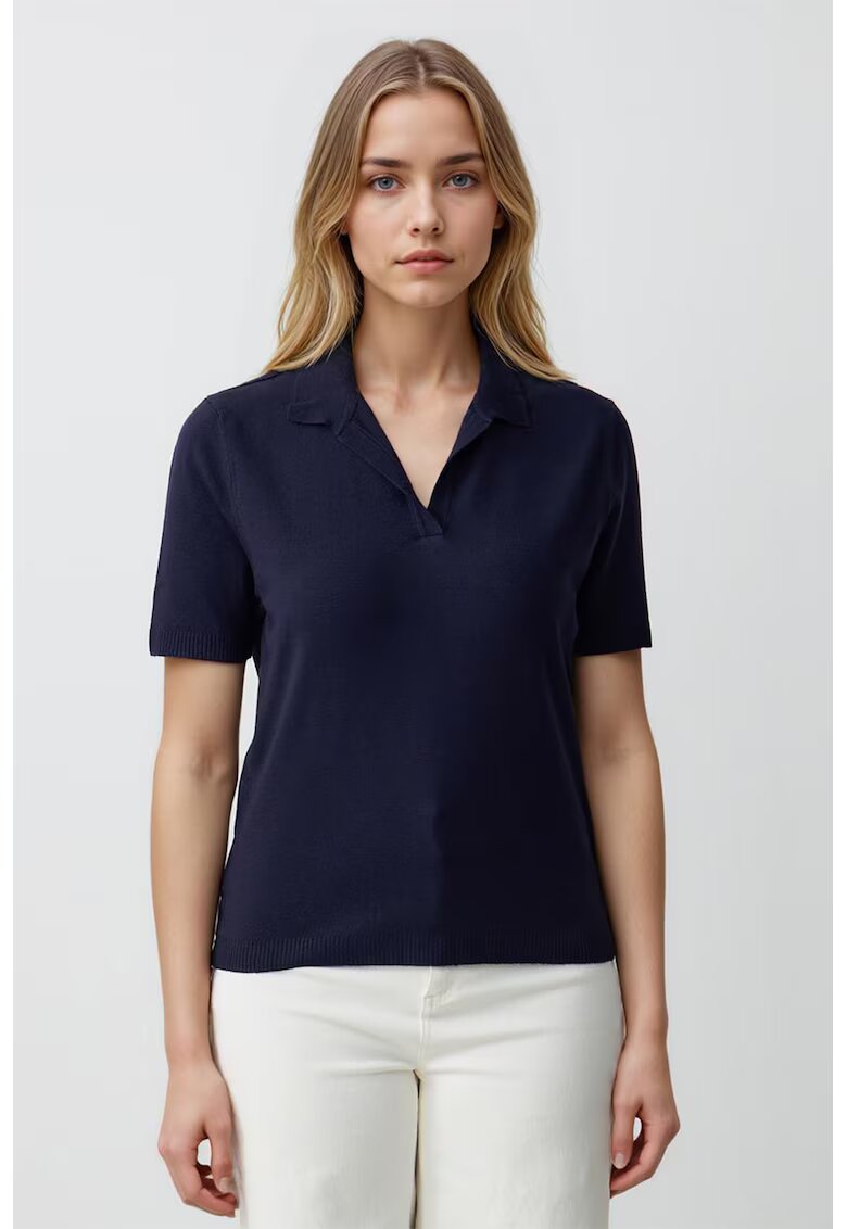 JIMMY KEY Tricou polo relaxed fit - Bleumarin