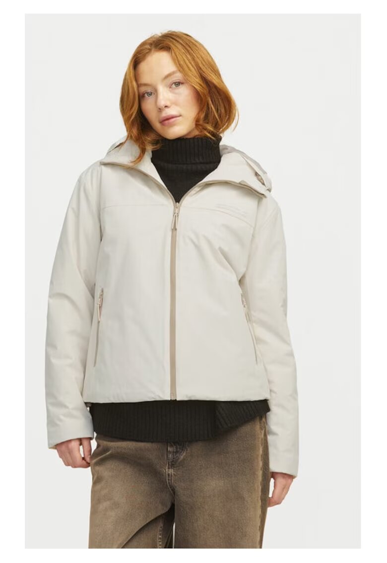 JJXX Geaca Moon 12258687 Ecru Regular Fit - Poliester