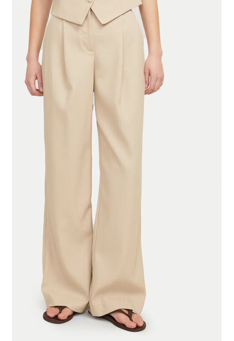 JJXX Pantaloni dama - 304703348 - Poliester - Bej - Bej