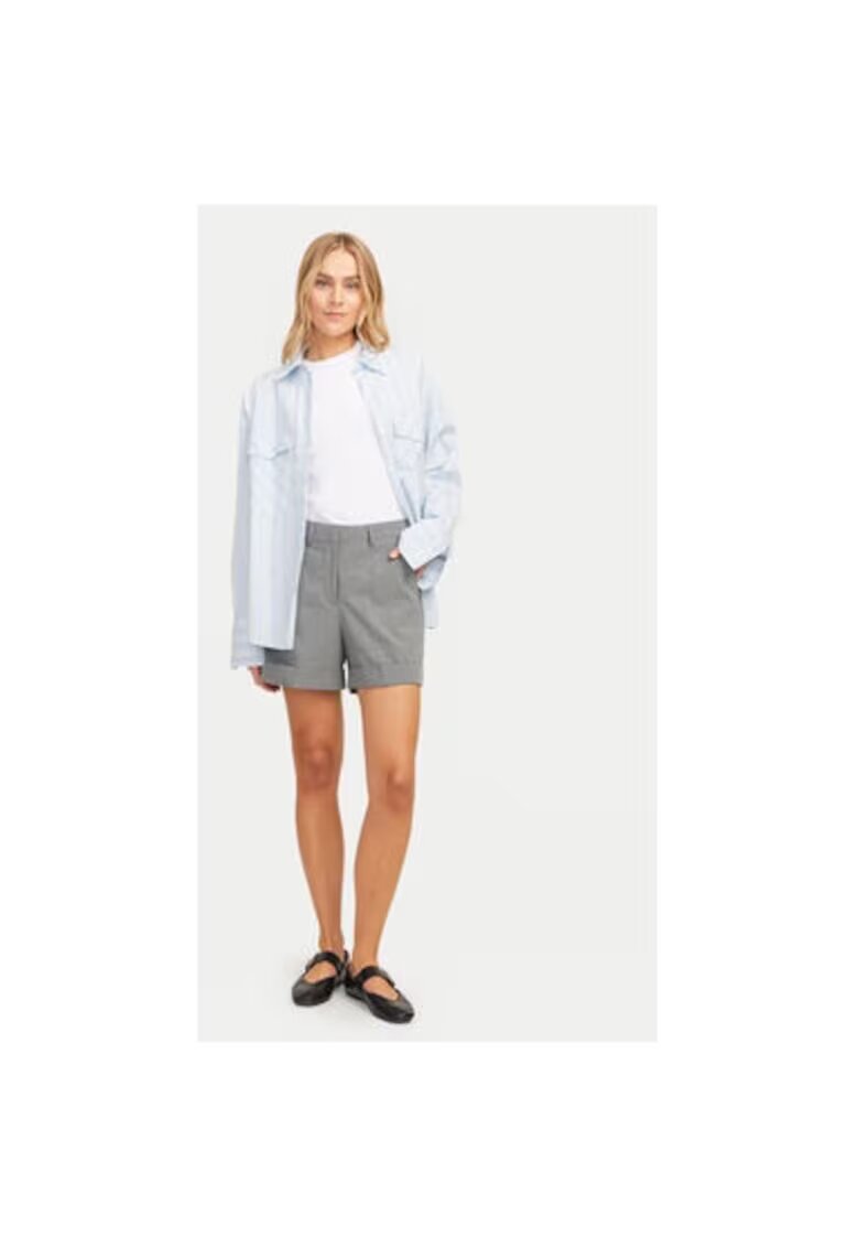 JJXX Pantaloni scurti dama - 304702952 - Poliester reciclat/Viscoza - Gri - Gri