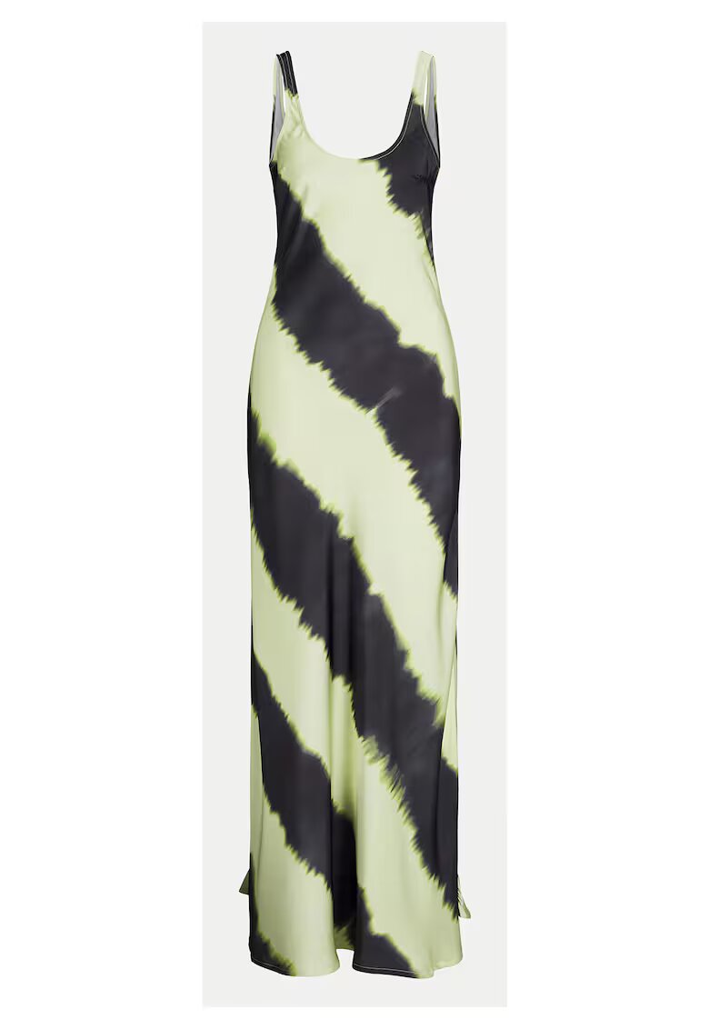 JJXX Rochie de vara dama 12270973 - Poliester - Verde/Negru