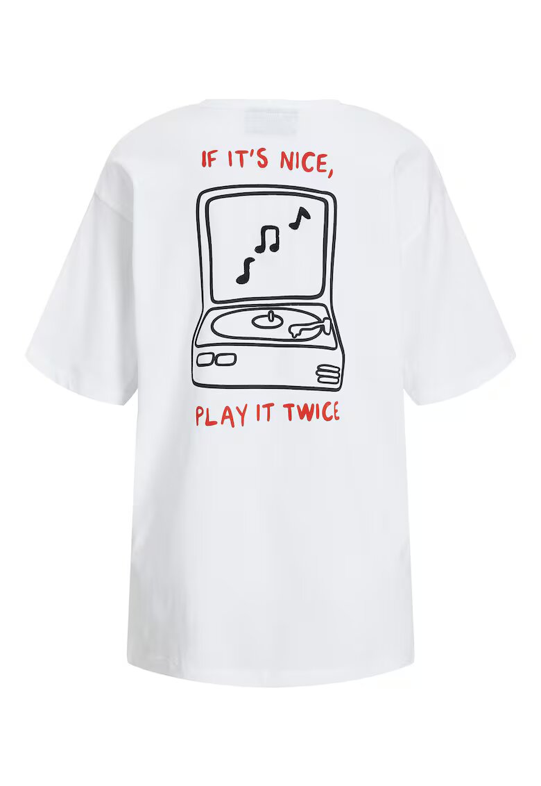 JJXX Tricou dama 12273776 - Bumbac - 43934 - Alb
