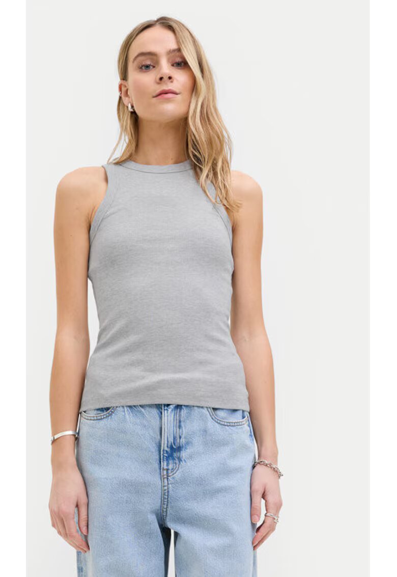 JJXX Tricou dama - 304702990 - Bumbac - Gri - Gri