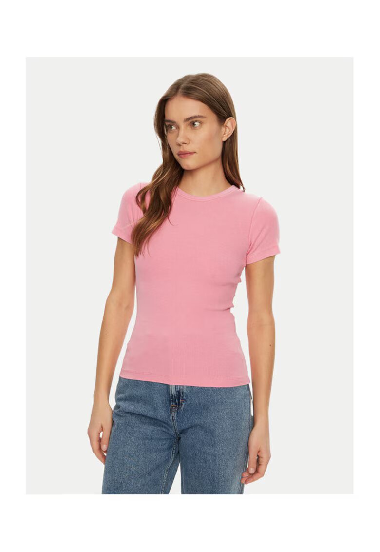 JJXX Tricou dama - 304703065 - Bumbac - Roz - Roz