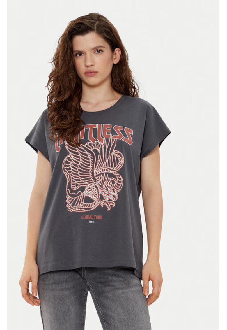JJXX Tricou dama - 305167903 - Bumbac - Gri - Gri