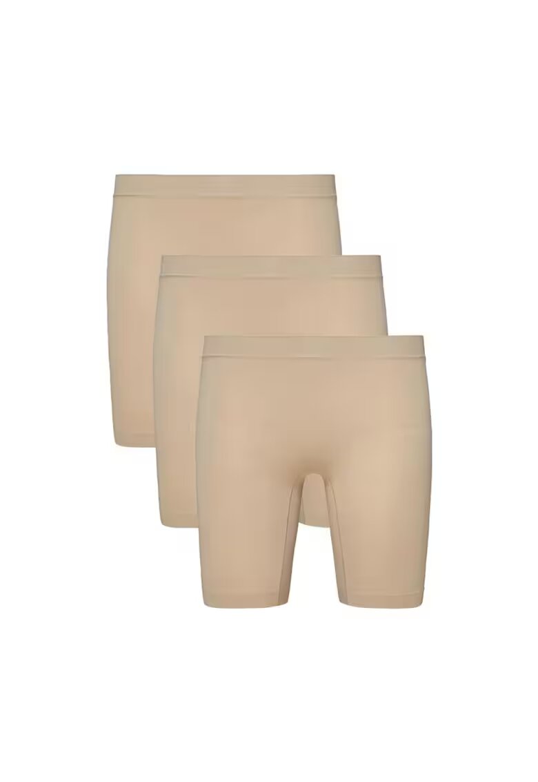 Jockey Set de colanti scurti pentru ciclism Skimmies - 3 piese - Bej