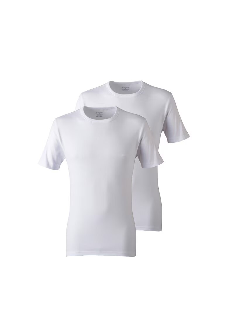 Jockey Set de tricouri slim fit din bumbac - 2 piese - Alb