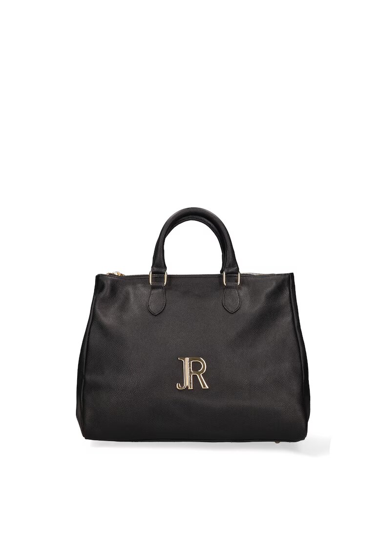 John Richmond Geanta din piele cu bareta de umar Aurelia Chic - Auriu/Negru