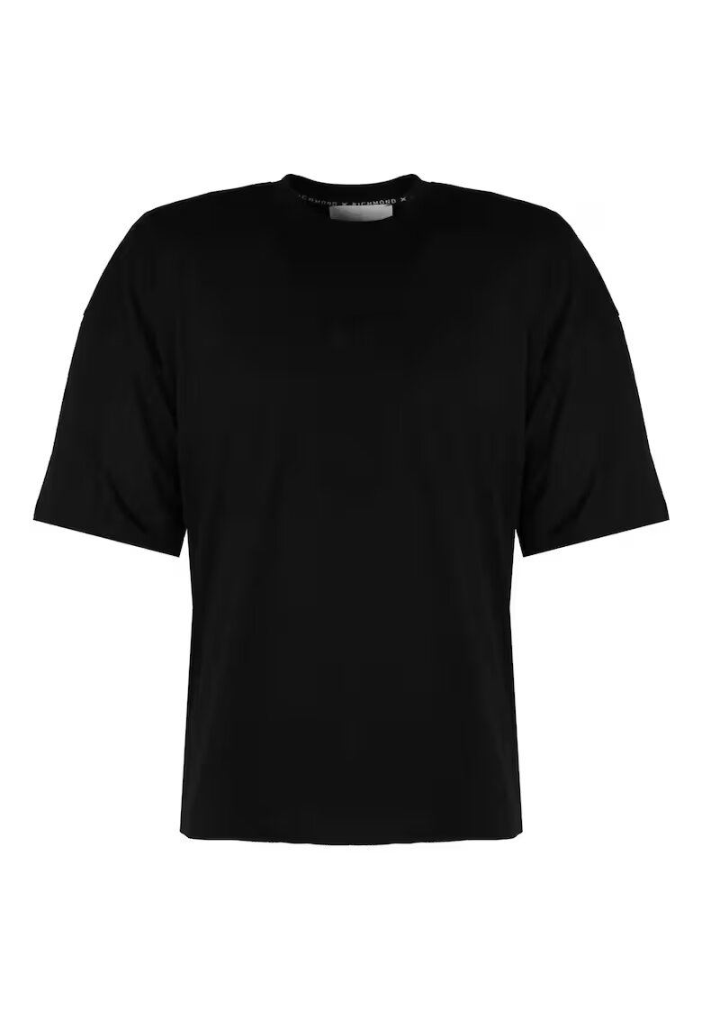 John Richmond Tricou uni cu decolteu la baza gatului -