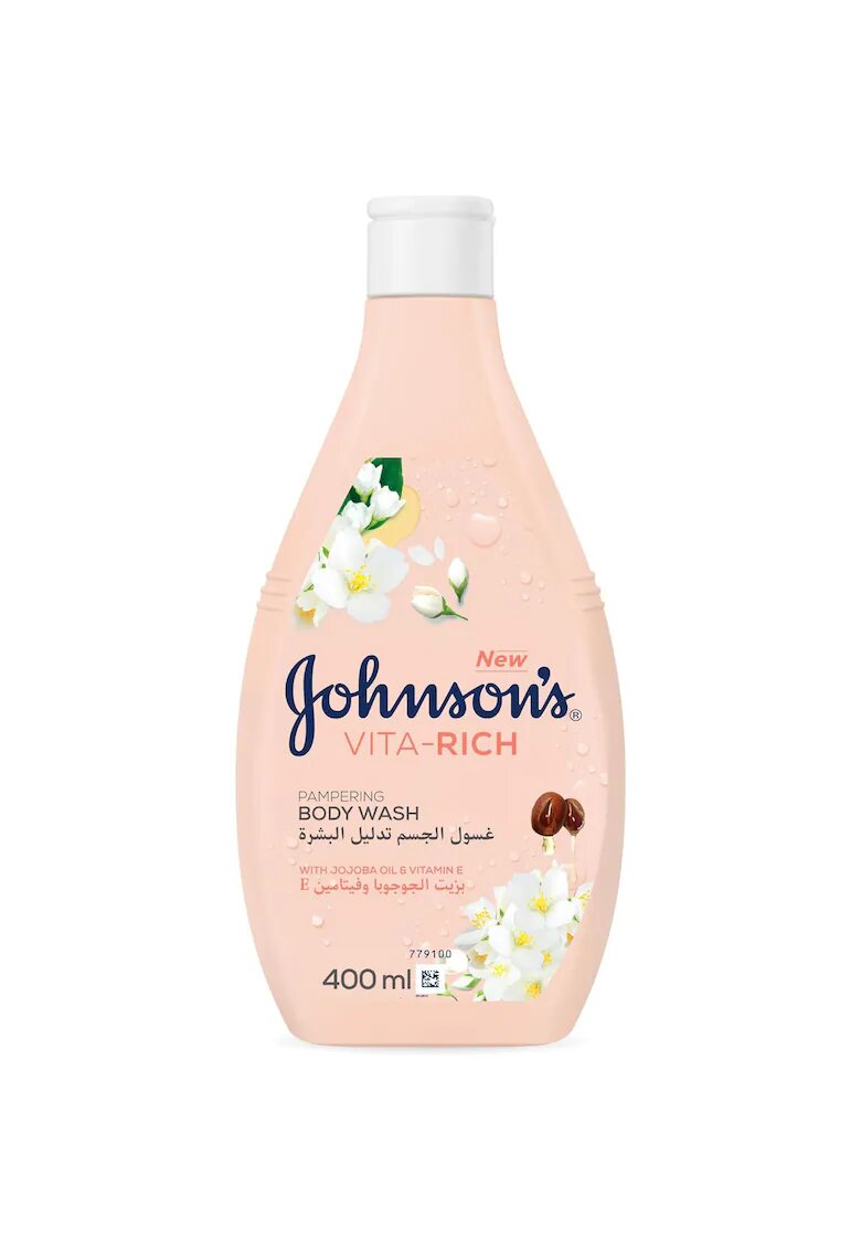 Johnsons Gel de dus hranitor cu ulei de jojoba si vitamina E ® VITA RICH - 400ml