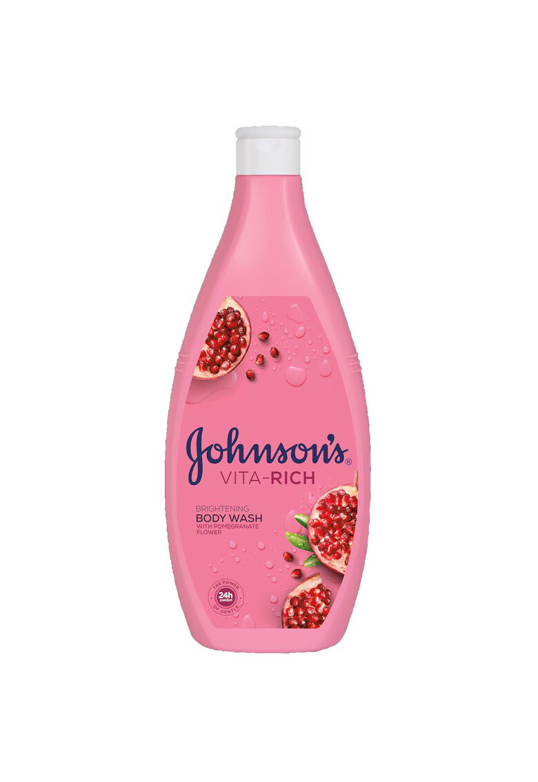 Johnsons Gel de dus luminator cu flori de rodie si glicerina de origine vegetala ® VITA-RICH - 750ml
