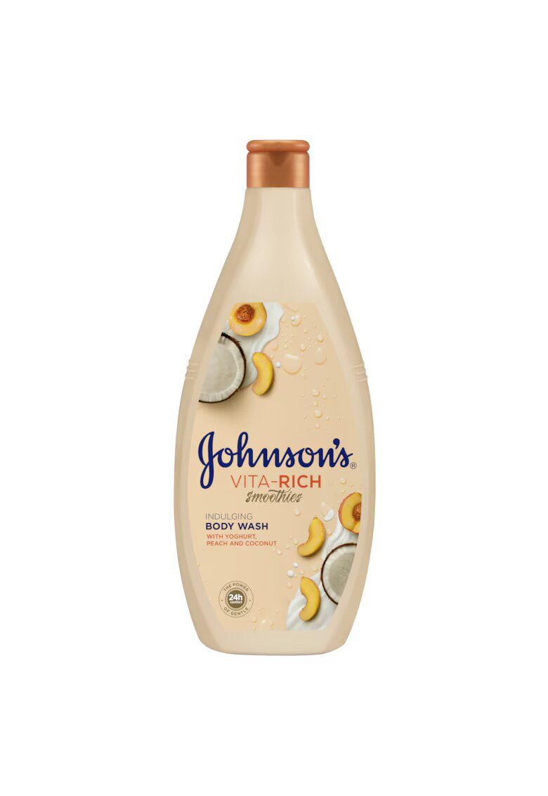 Johnsons Gel de dus pentru rasfat - cu extract de iaurt - piersica si cocos - JOHNSON’S®️ VITA RICH - 750 ml