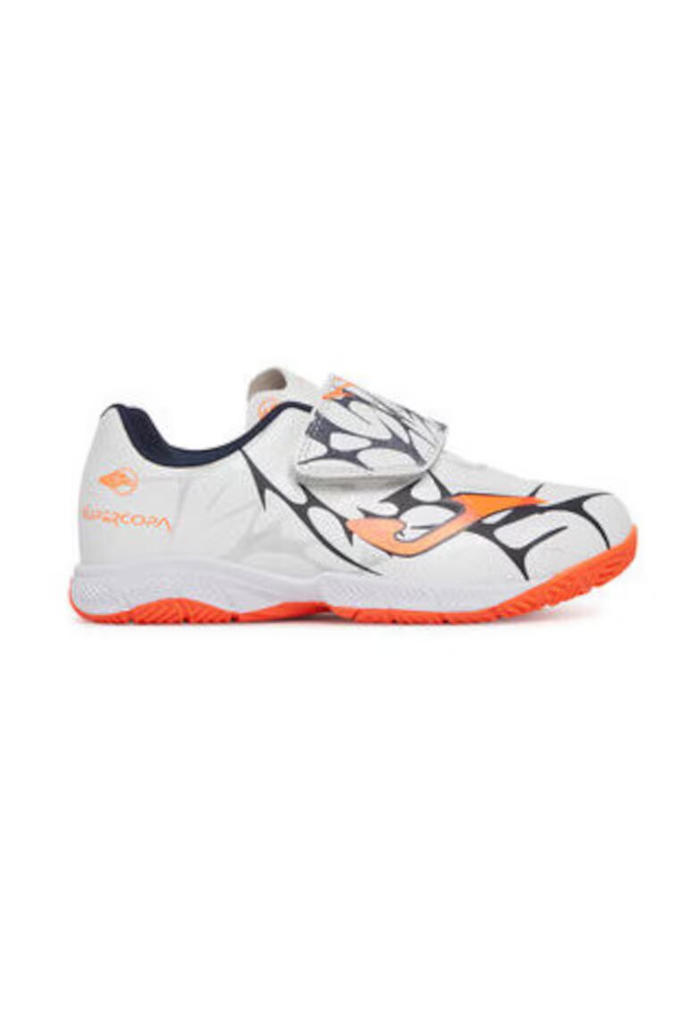 Joma Ghete de fotbal unisex SCJS2502INV - Piele ecologica - Alb - Alb