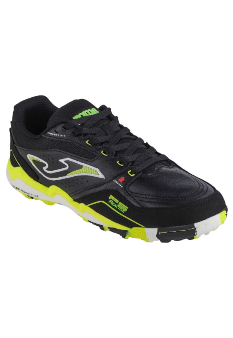 Joma Ghete fotbal barbati - FS Reactive - FSW2301TF - Piele - Negru/Galben