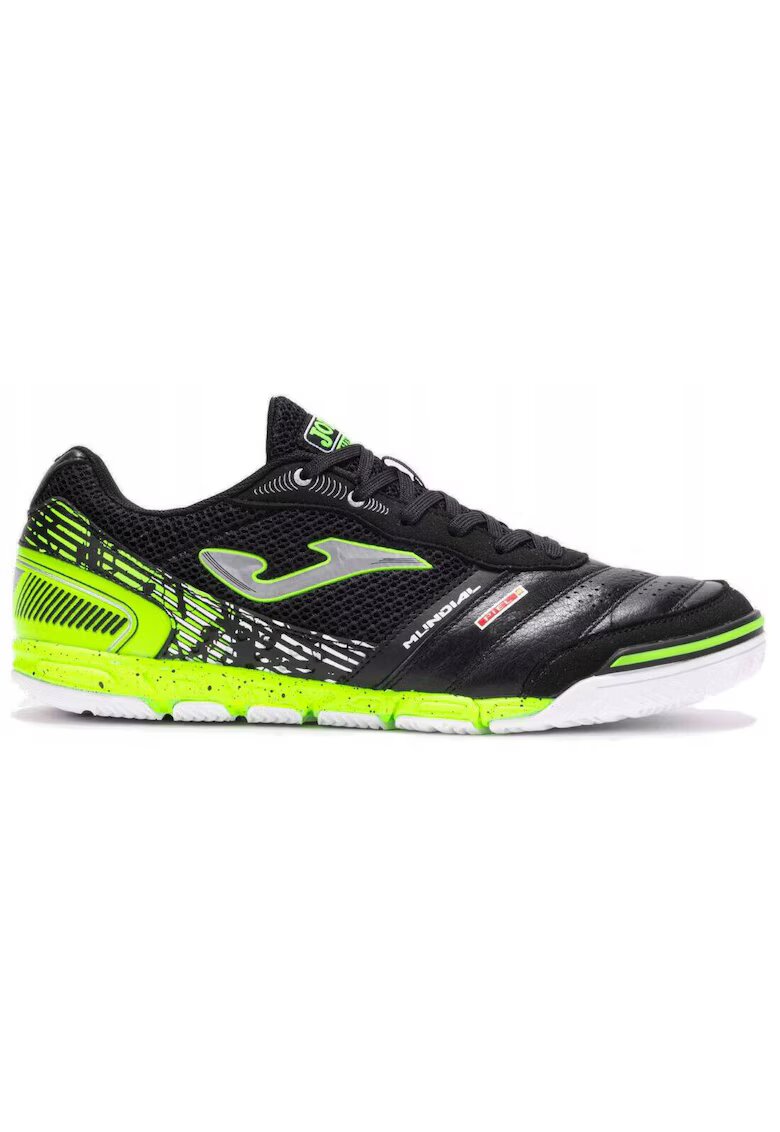 Joma Pantofi futsal barbati Mundial - piele naturala/piele ecologica - negru/verde