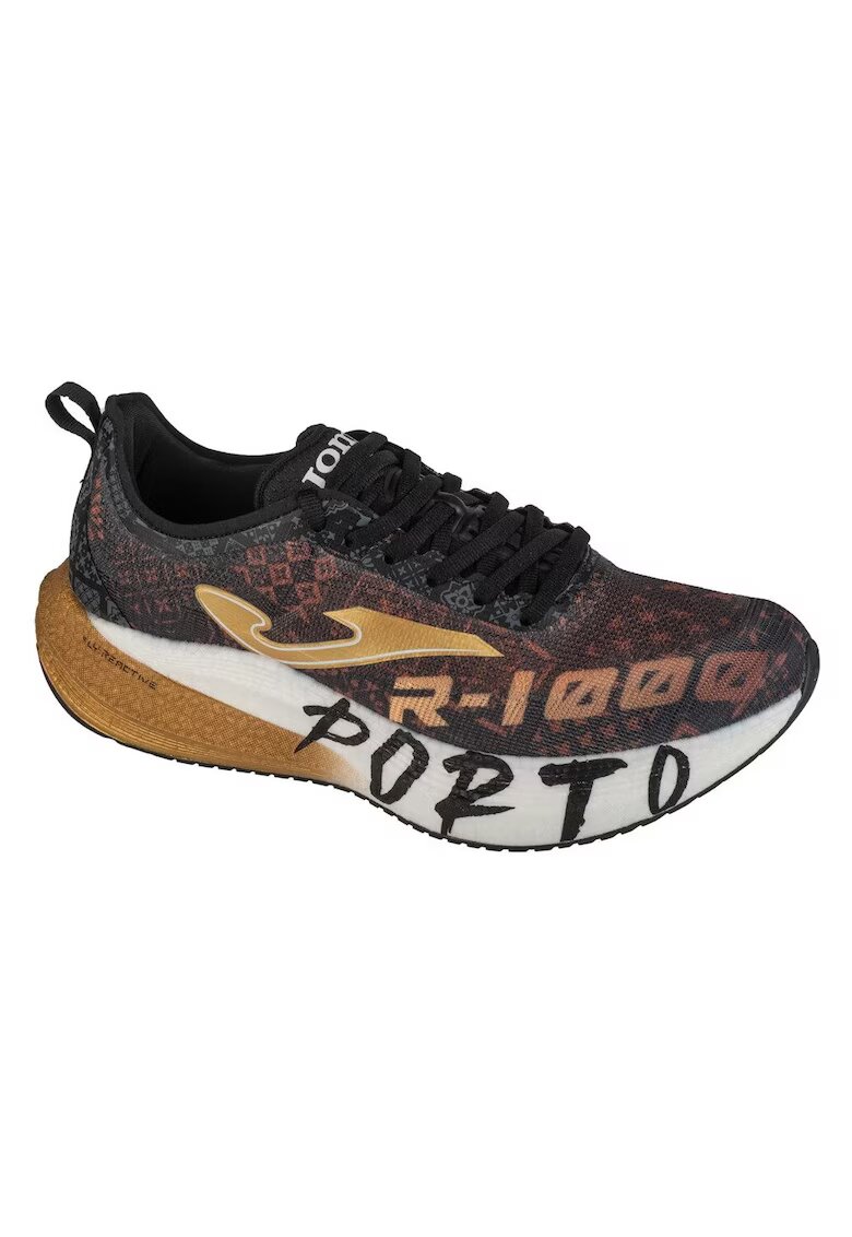 Joma Pantofi sport barbati alergare - negru-maro - material sintetic - sireturi