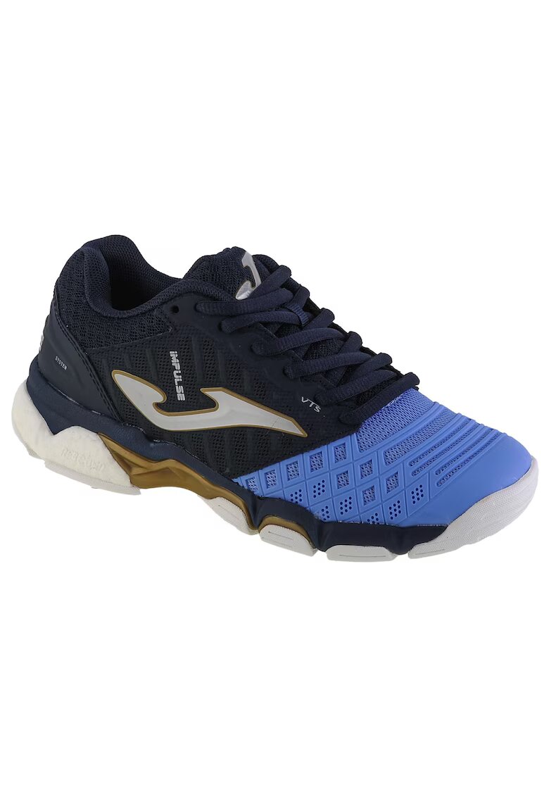 Joma Pantofi sport dama pentru volei de interior - Textil - Negru/Violet - Albastru